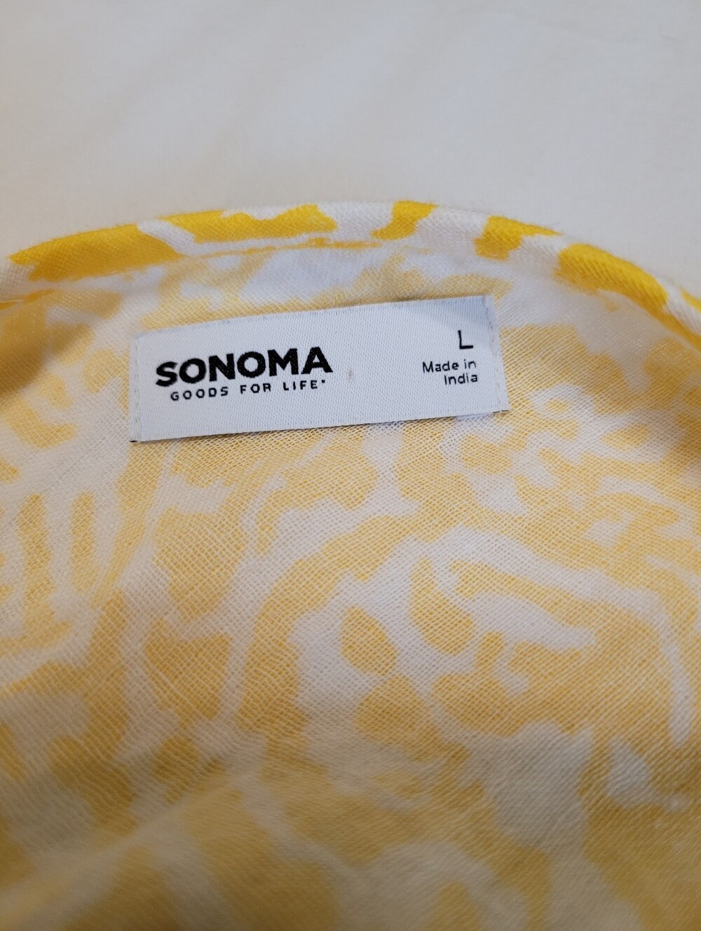 Sonoma Midi Sleeveless Sundress - Sz L, Lemon Yellow, NWT - Picture 7 of 11